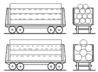 Загрузка трубы 1020мм в вагон